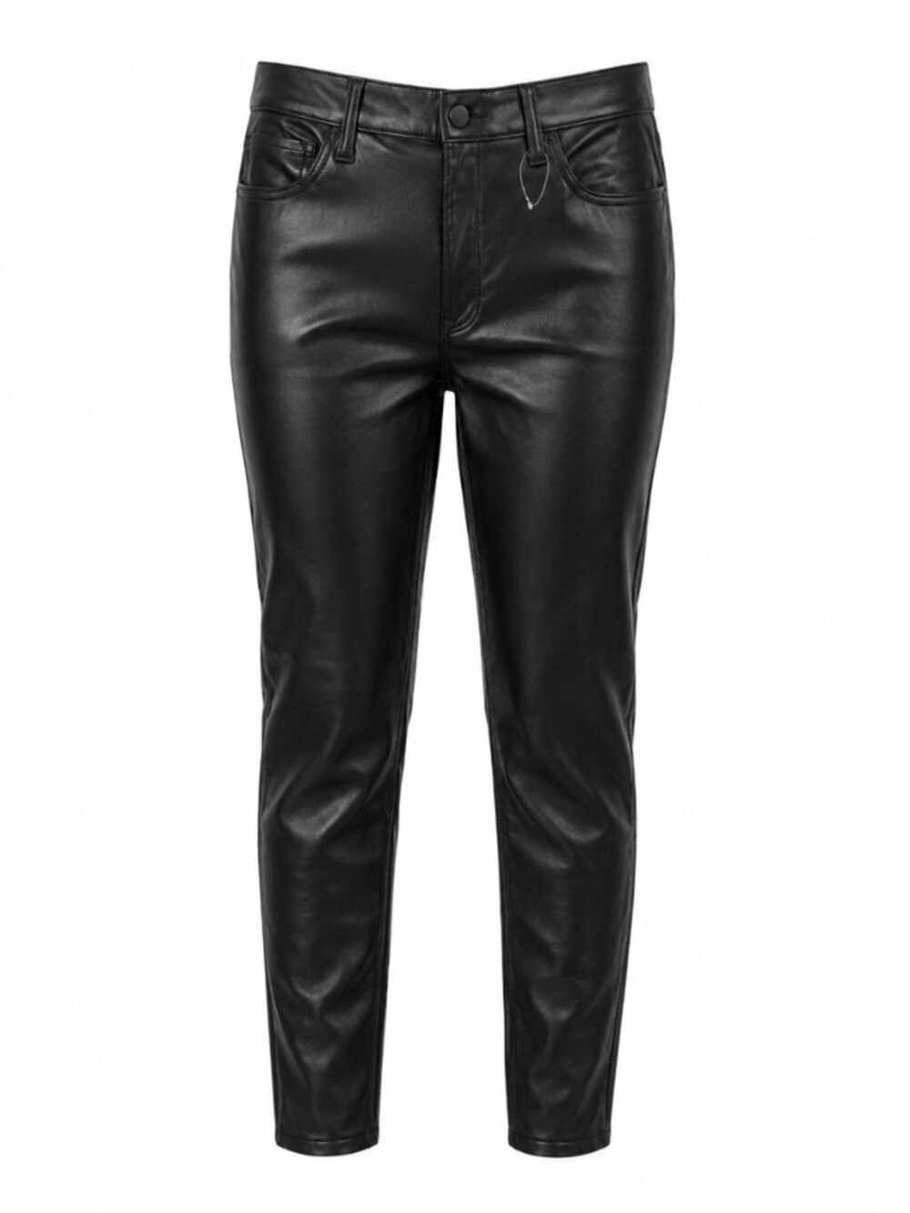 💖 2/40 Gap Black Faux Leather High Rise Universal Leggings Size 10/30R